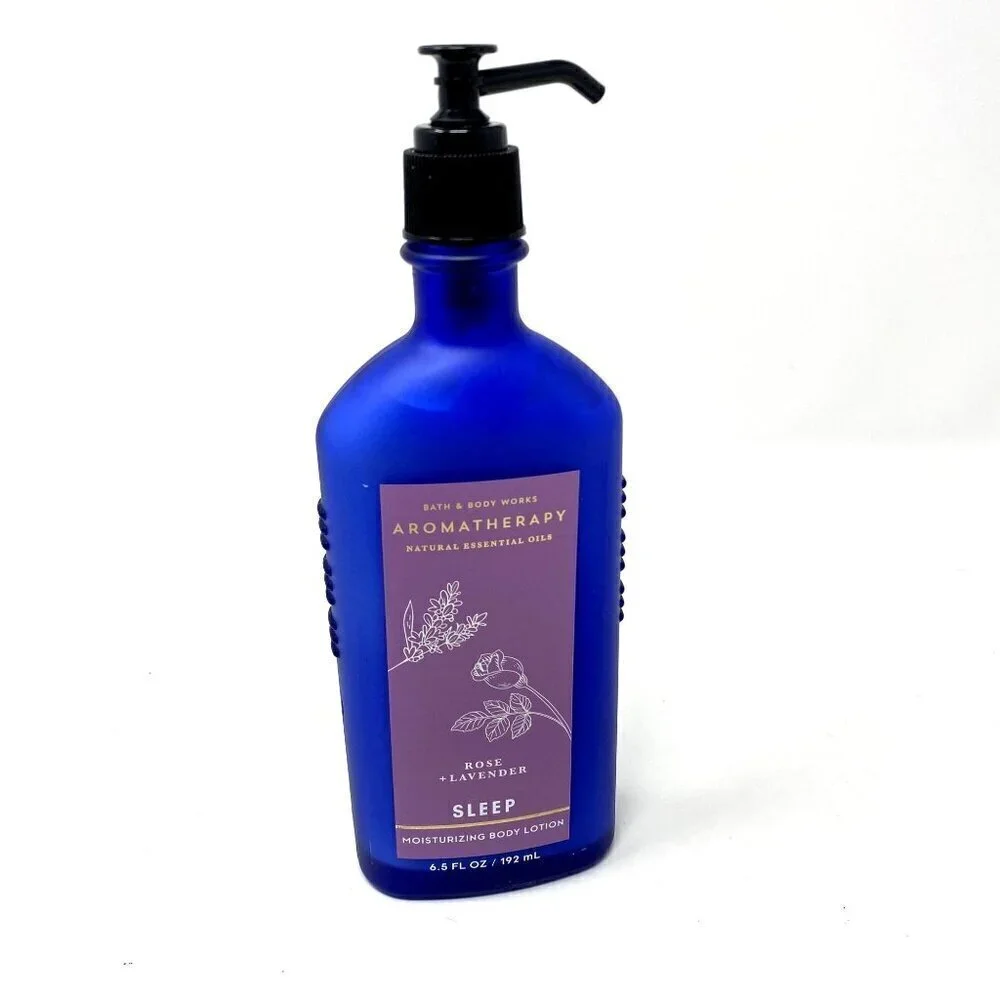 Bath & Body Works Aromatherapy Sleep Rose Lavender Body Lotion 6.5 Fl Oz